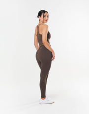 Premium Seamless Tights - Cedar