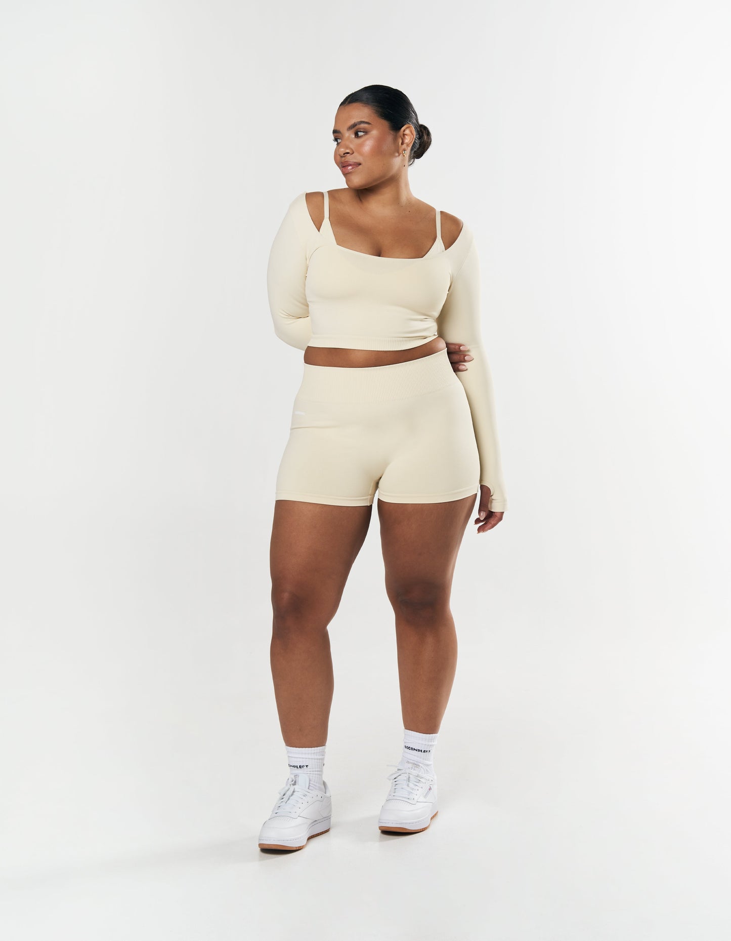 SL Seamless Mini Biker Shorts - Butter