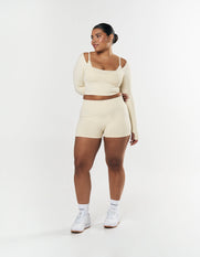 SL Seamless Mini Biker Shorts - Butter