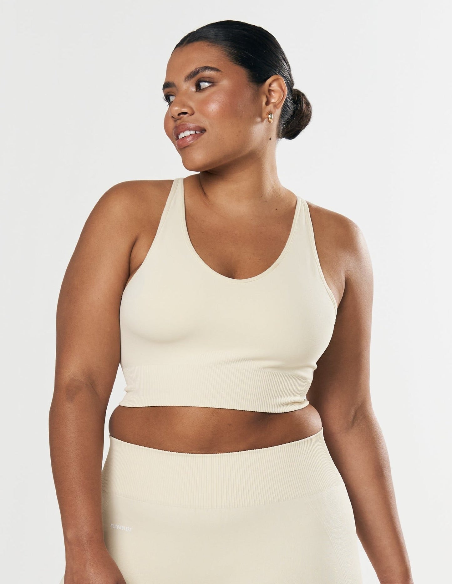 SL Seamless Strappy Crop - Butter