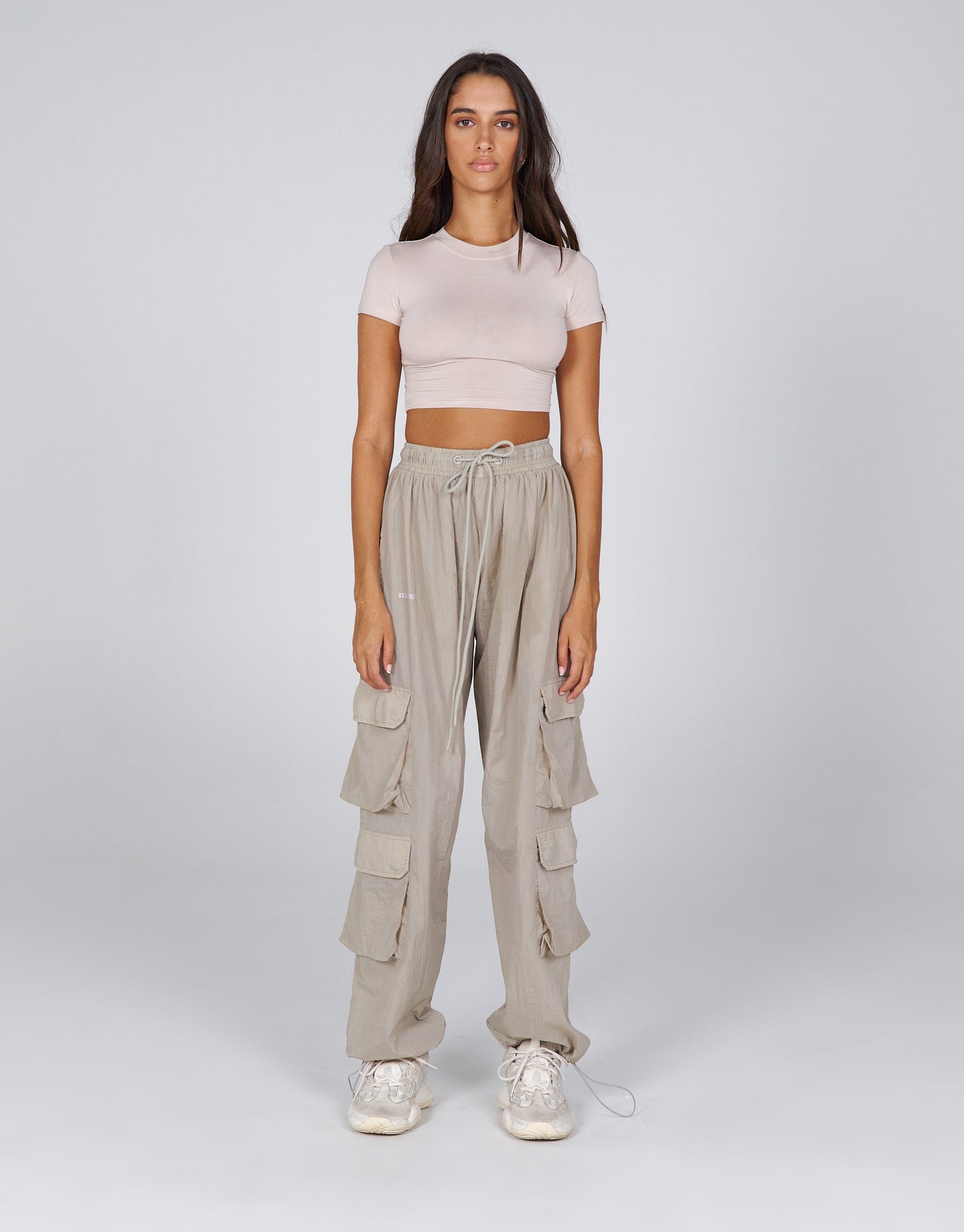 AW Crete Parachute Pants- Oat (Beige)