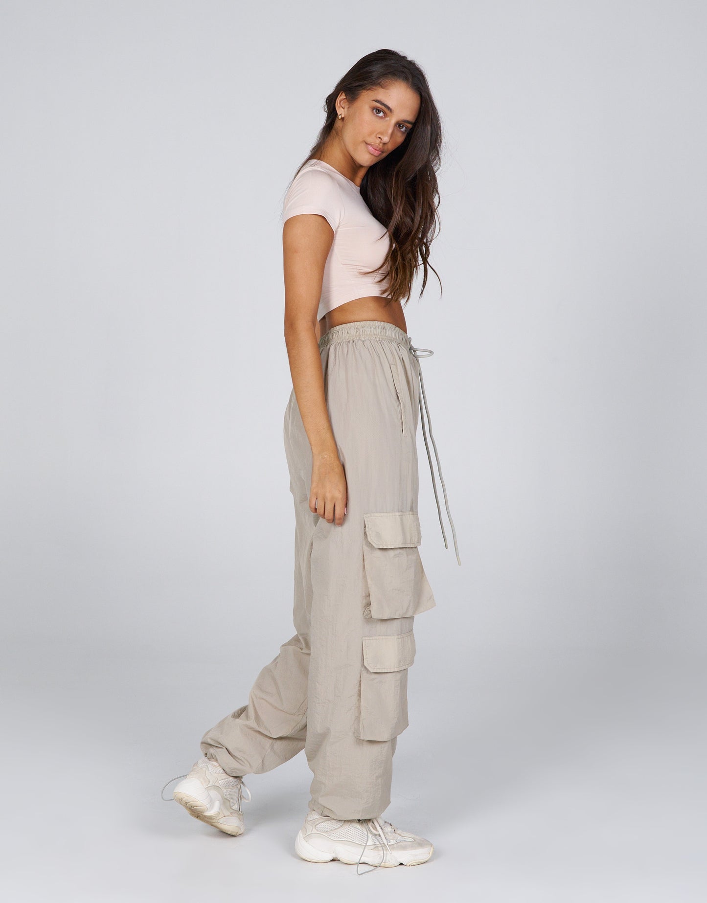 AW Crete Parachute Pants- Oat (Beige)