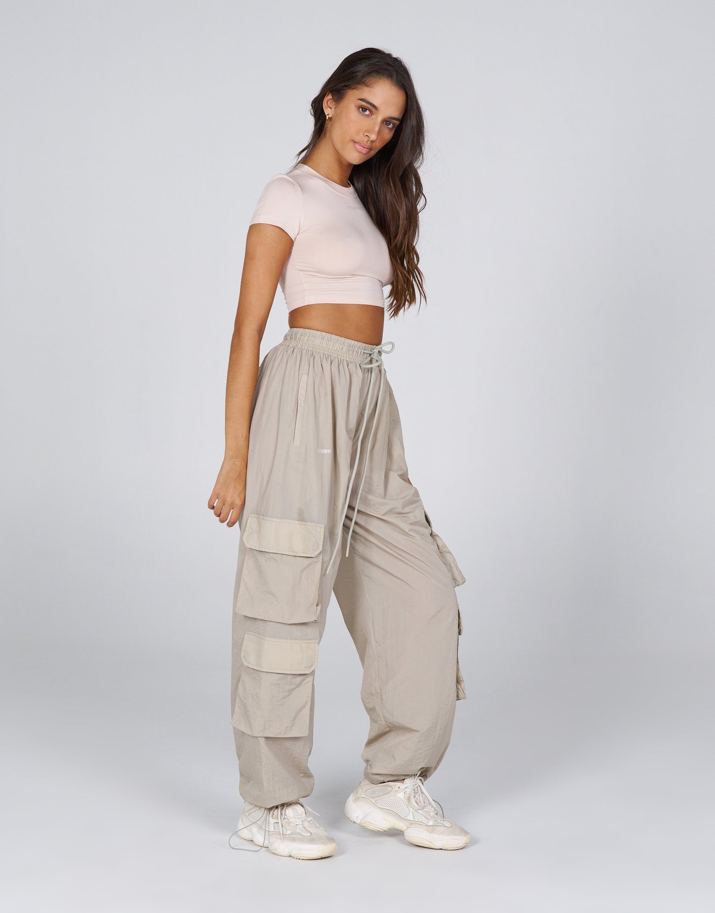 AW Crete Parachute Pants- Oat (Beige)