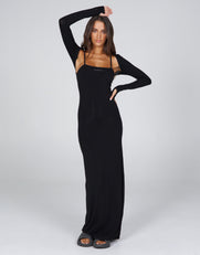 AW Oasis Dress- Storm (Black)