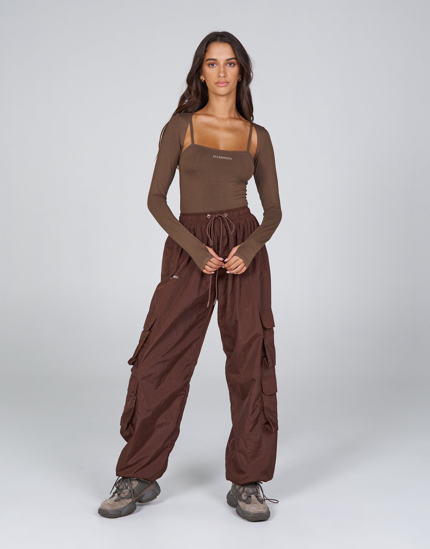 AW Crete Parachute Pants- Tuscan (Brown)