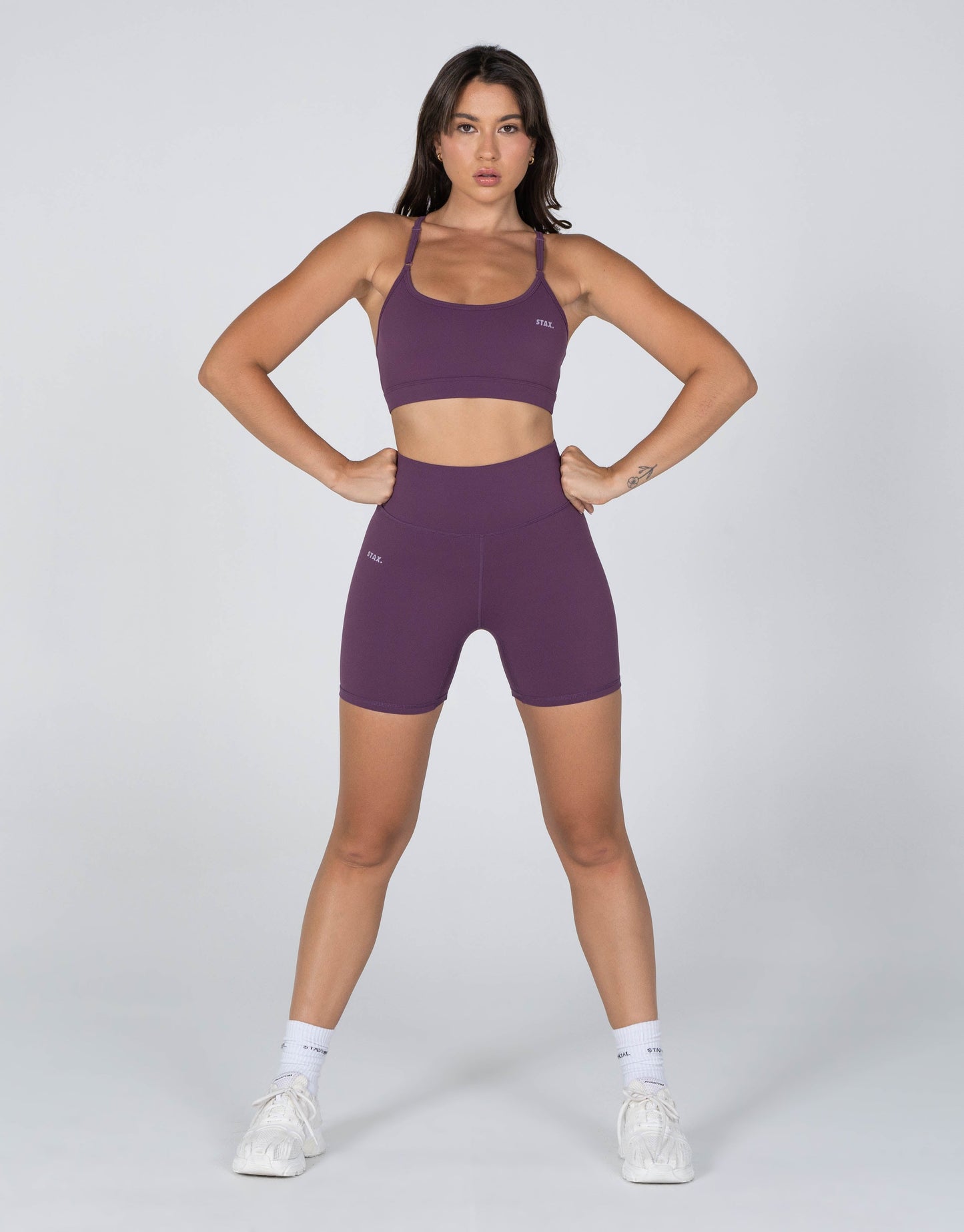 STAX. Midi Bike Shorts NANDEX ™ Iris - Purple