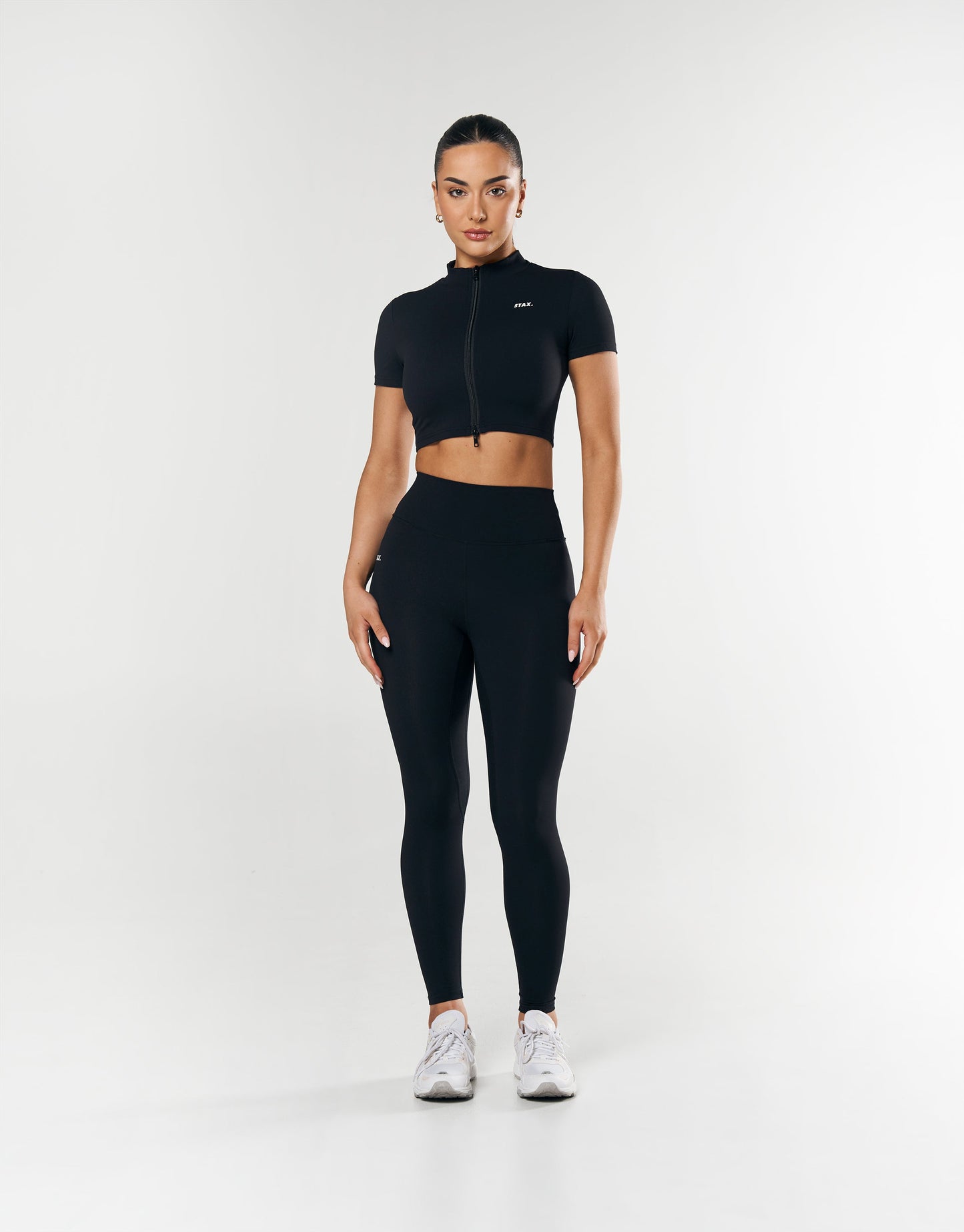 STAX. Base Zip Crop NANDEX ™ - Black