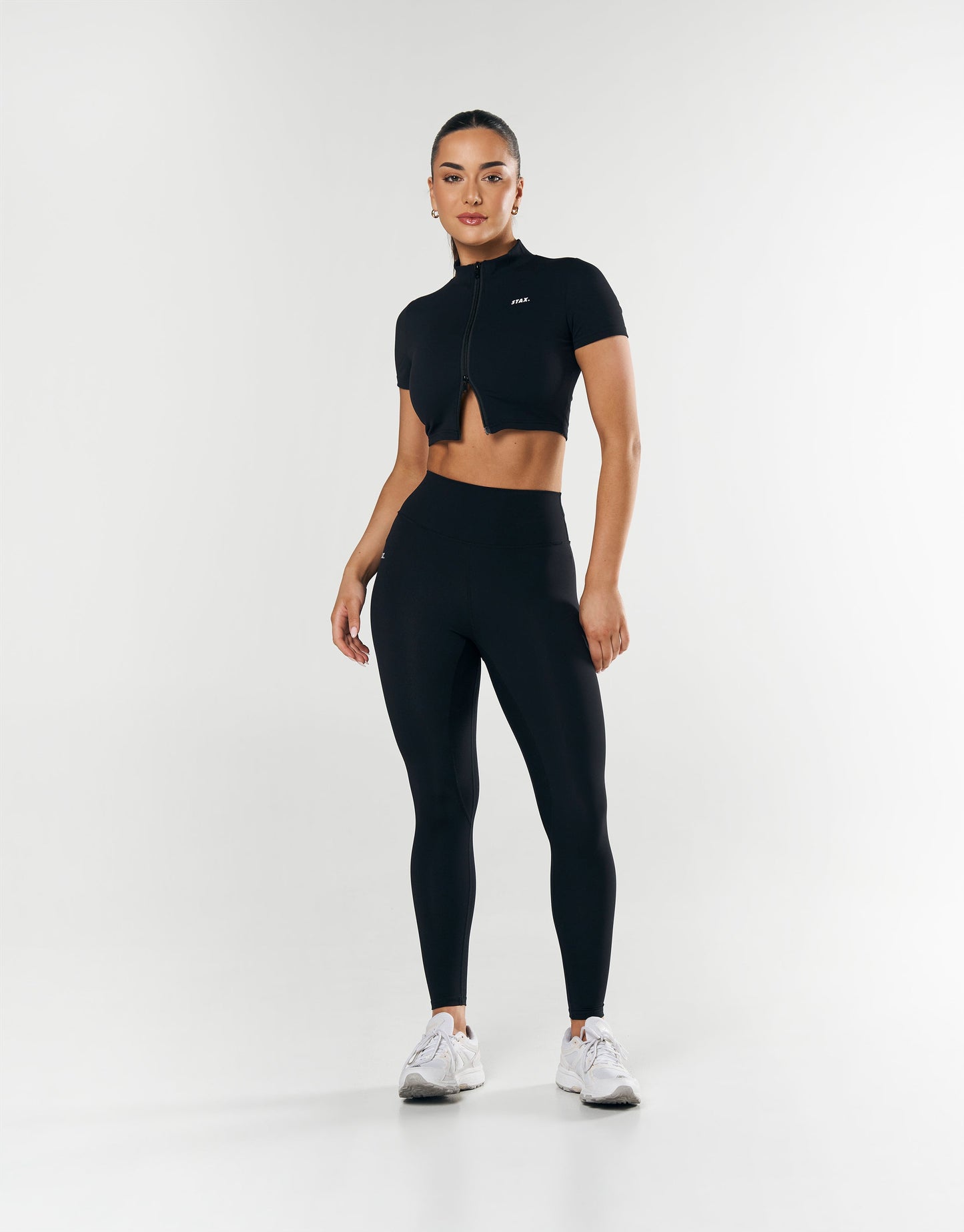 STAX. Base Zip Crop NANDEX ™ - Black