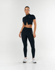 STAX. Base Zip Crop NANDEX ™ - Black