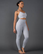 STAX. Premium Seamless V5.1 (Favourites) Full Length Tights - Breeze (Light Grey)