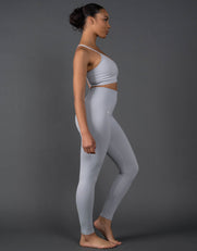 STAX. Premium Seamless V5.1 (Favourites) Full Length Tights - Breeze (Light Grey)