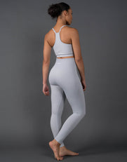 STAX. Premium Seamless V5.1 (Favourites) Full Length Tights - Breeze (Light Grey)