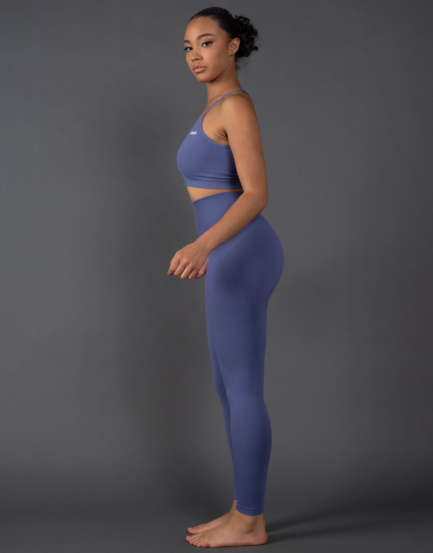 STAX. Premium Seamless V5.1 (Favourites) Full Length Tights - Topaz (Blue/Purple)