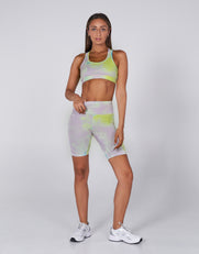 STAX. Tie Dye Classic Crop Top - Splash