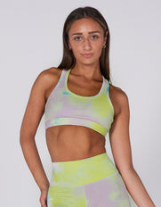 STAX. Tie Dye Classic Crop Top - Splash