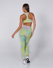 STAX. Tie Dye Full Length Tights - Splash