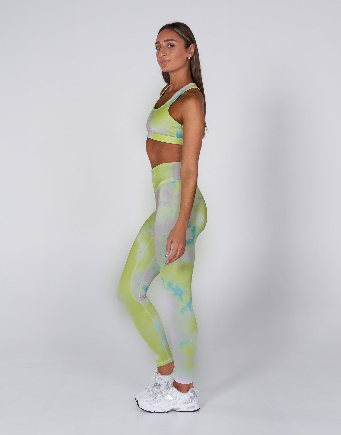 STAX. Tie Dye Classic Crop Top - Splash