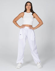 STAX. Parachute Pants- White