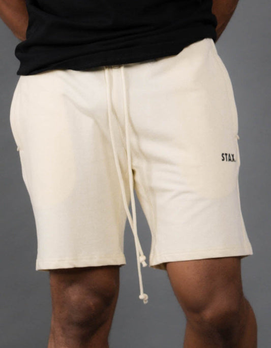 STAX. Mens Classic Shorts - Cream