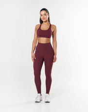 STAX. Full Length Tights NANDEX ™ Original Maple - Burgundy