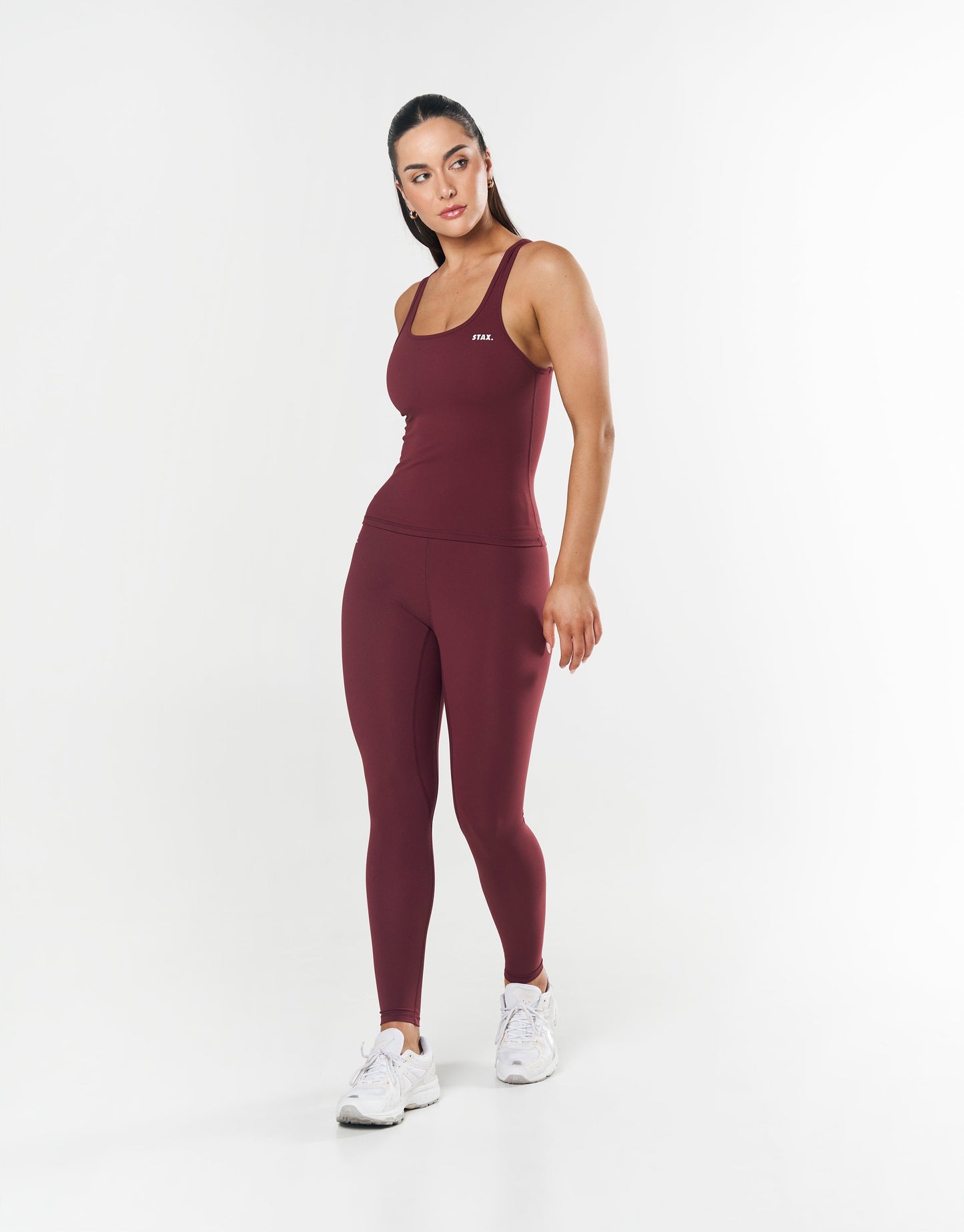 STAX. Full Length Tights NANDEX ™ Original Maple - Burgundy