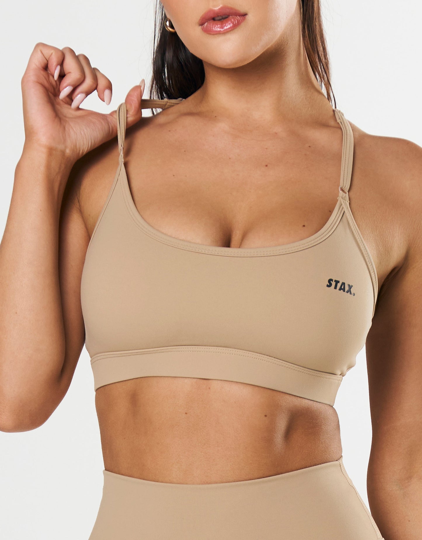 STAX. Strappy Crop NANDEX ™ Sand - Beige