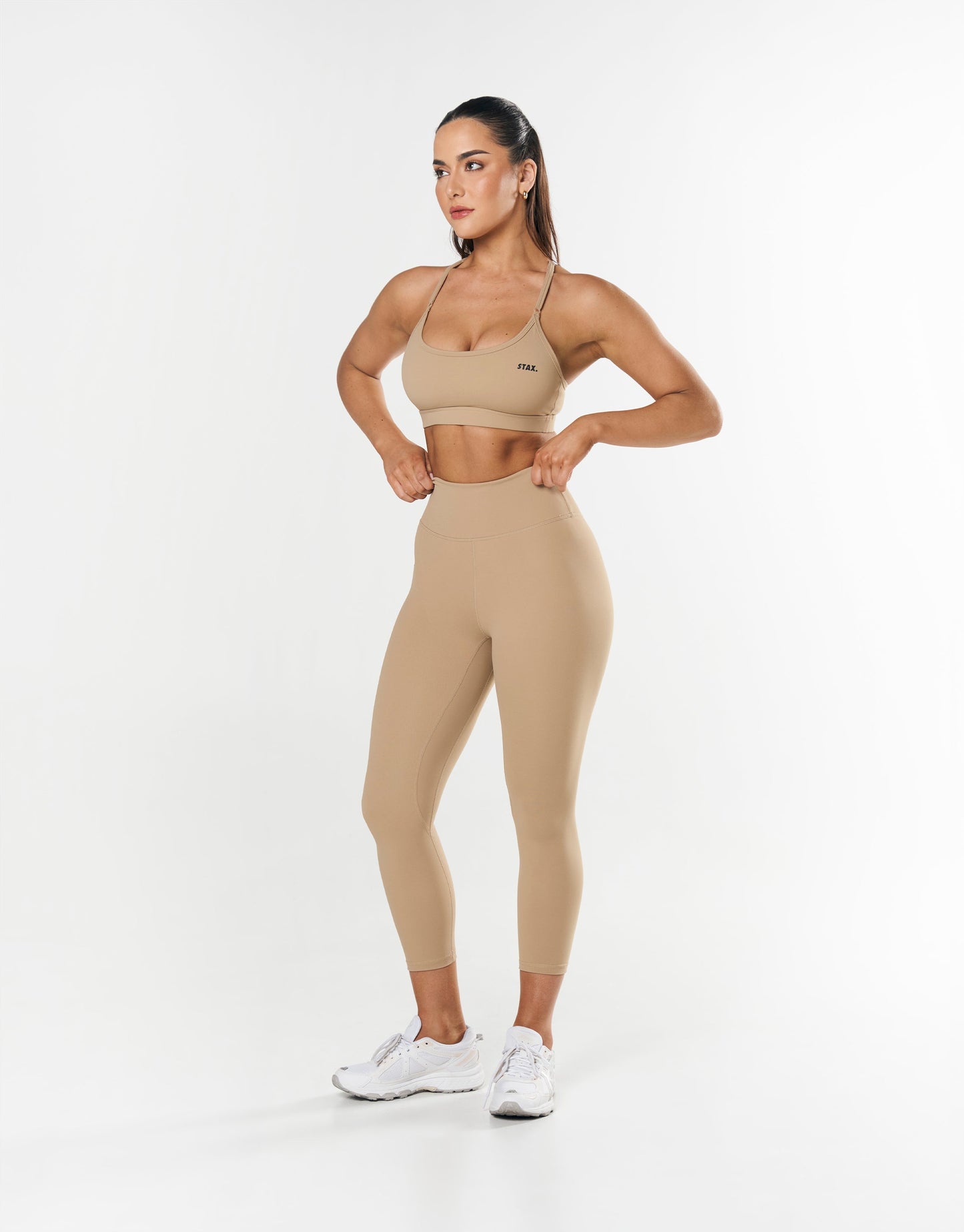 STAX. Strappy Crop NANDEX ™ Sand - Beige