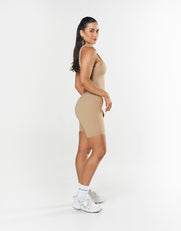 STAX. Short Leg Bodysuit NANDEX ™ - Sand - Beige