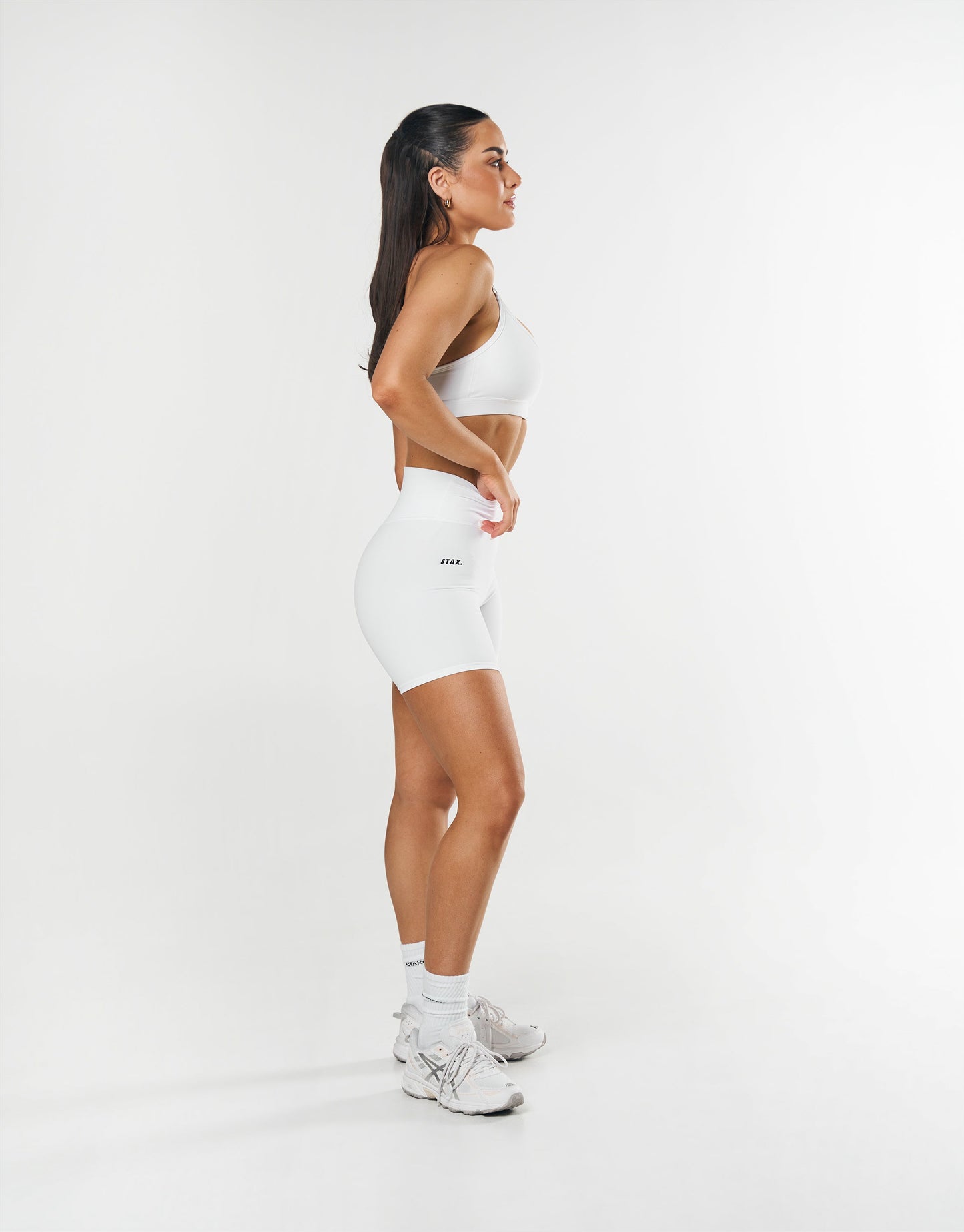 STAX. Midi Bike Shorts NANDEX ™ - White