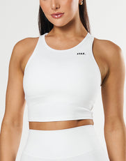 STAX. Cropped Tank  NANDEX ™ - White