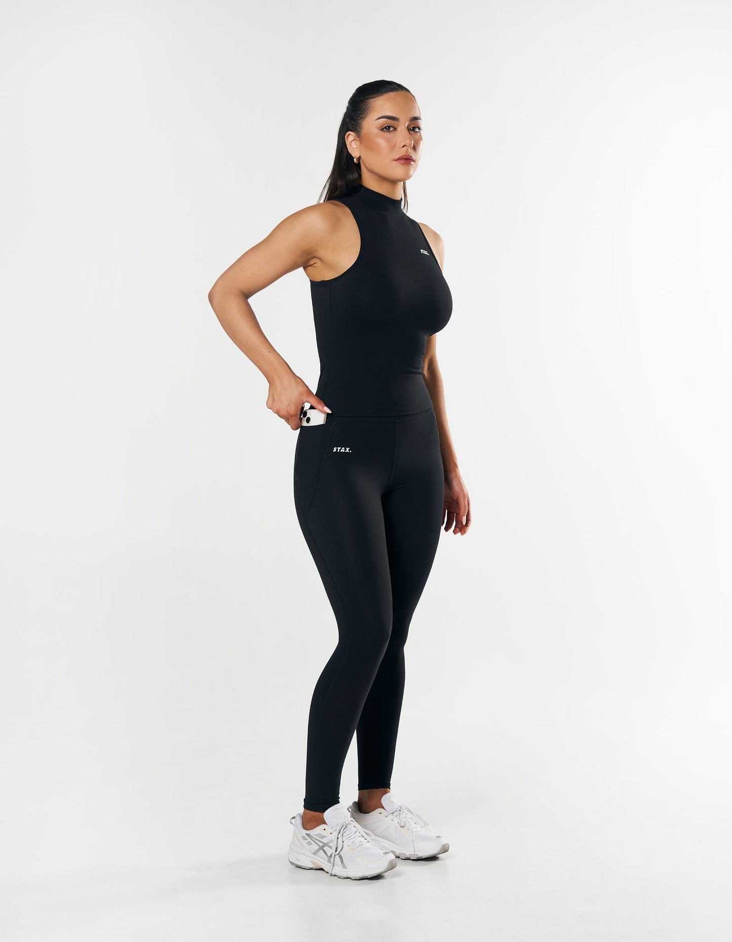 STAX. Phone Pocket Tights NANDEX ™ - Black