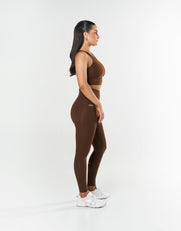 STAX. Cropped Tank NANDEX ™ Raw Umber - Brown