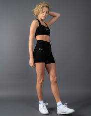 STAX. Run Club 2 Cotton Square Crop - Black