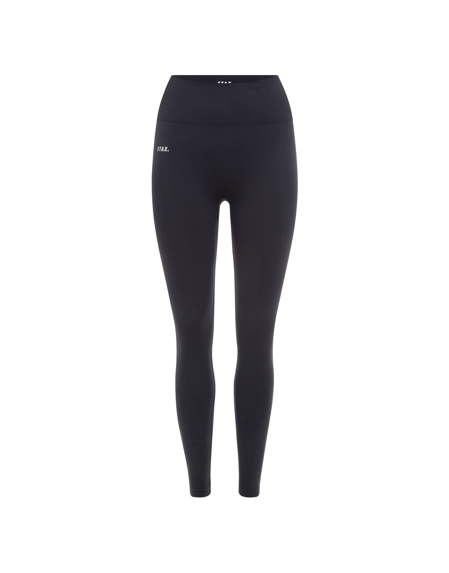 STAX. Premium Seamless V6 Full Length Tights - Oxford (Cool Black)