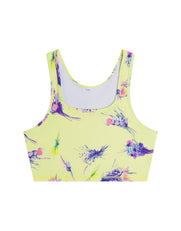 STAX. Spring Collection Cropped Tank - Sunflower