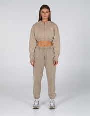 W23 Cropped Hoodie - Earth