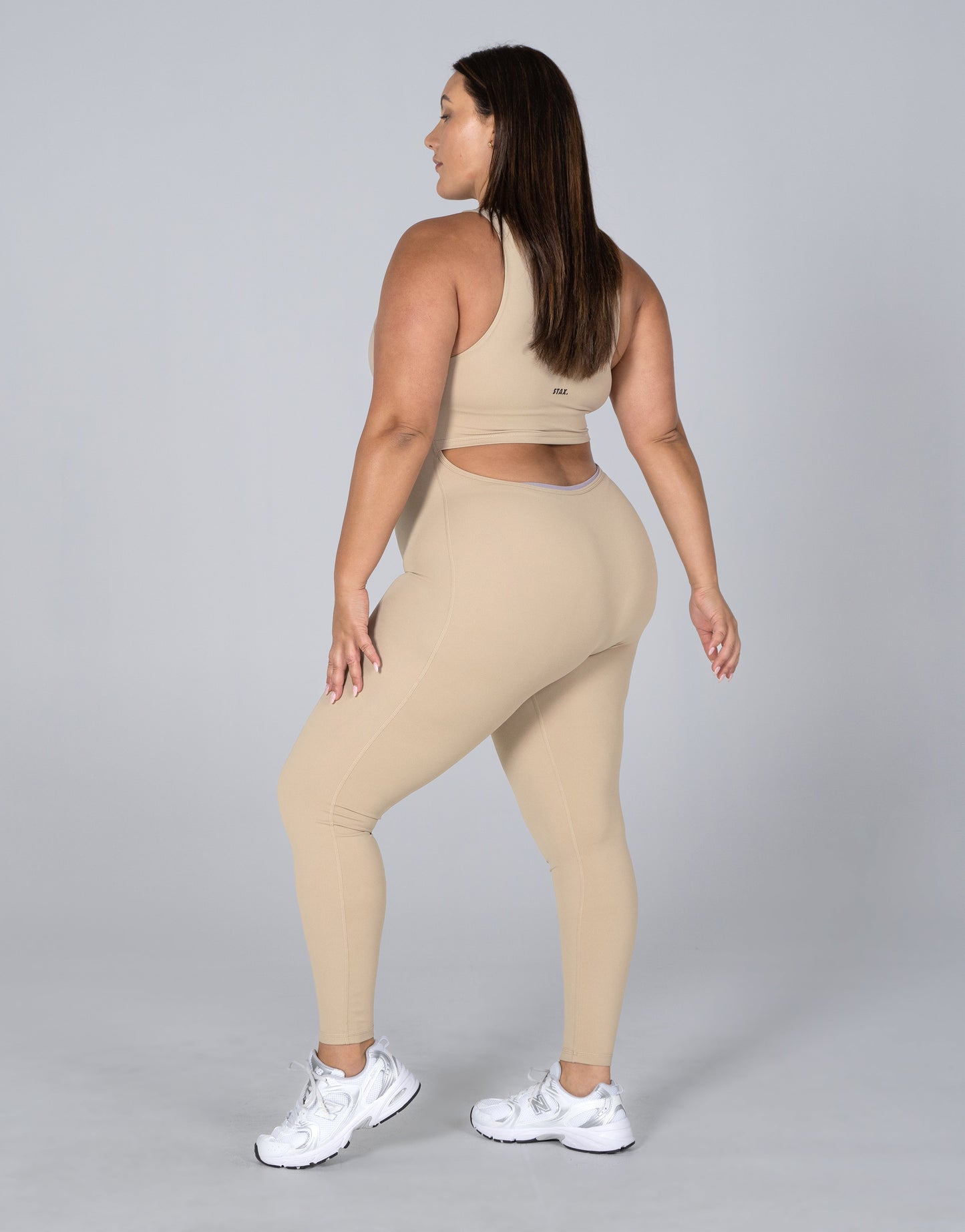 STAX. Full Length Bodysuit NANDEX ™ - Sand - Beige