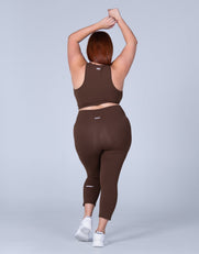 STAX. Cropped Tank NANDEX ™ Raw Umber - Brown