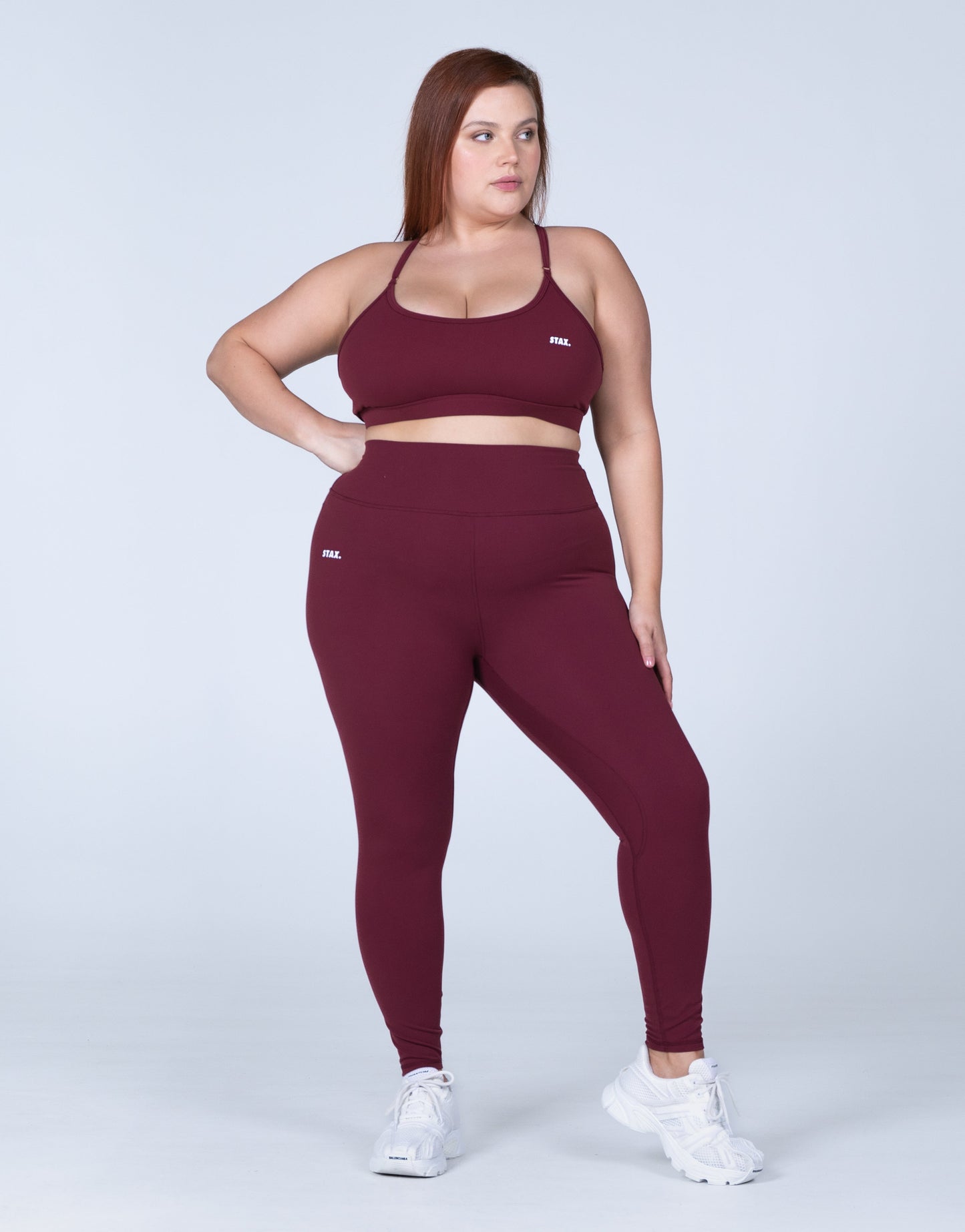 STAX. Full Length Tights NANDEX ™ Original Maple - Burgundy