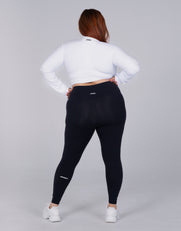 STAX. Long Sleeve Zip Crop NANDEX ™ - White