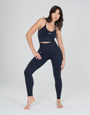 STAX. Premium Seamless V6 Full Length Tights - Vesper (Navy)