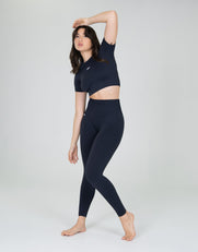 STAX. Premium Seamless V6 Full Length Tights - Vesper (Navy)