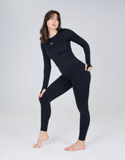 STAX. Premium Seamless V6 Full Length Tights - Nox (Black)