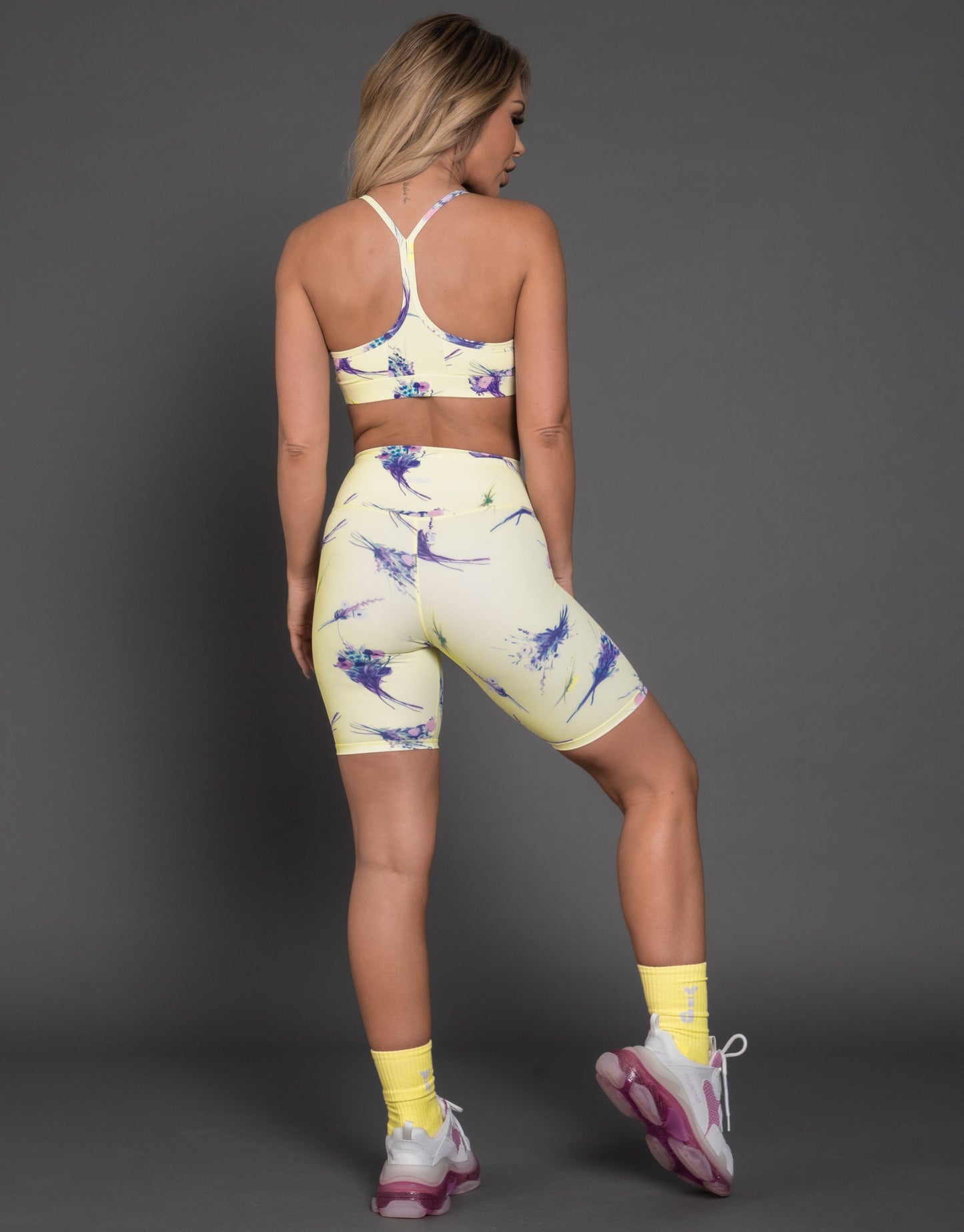 STAX. Spring Collection Bike Shorts - Sunflower