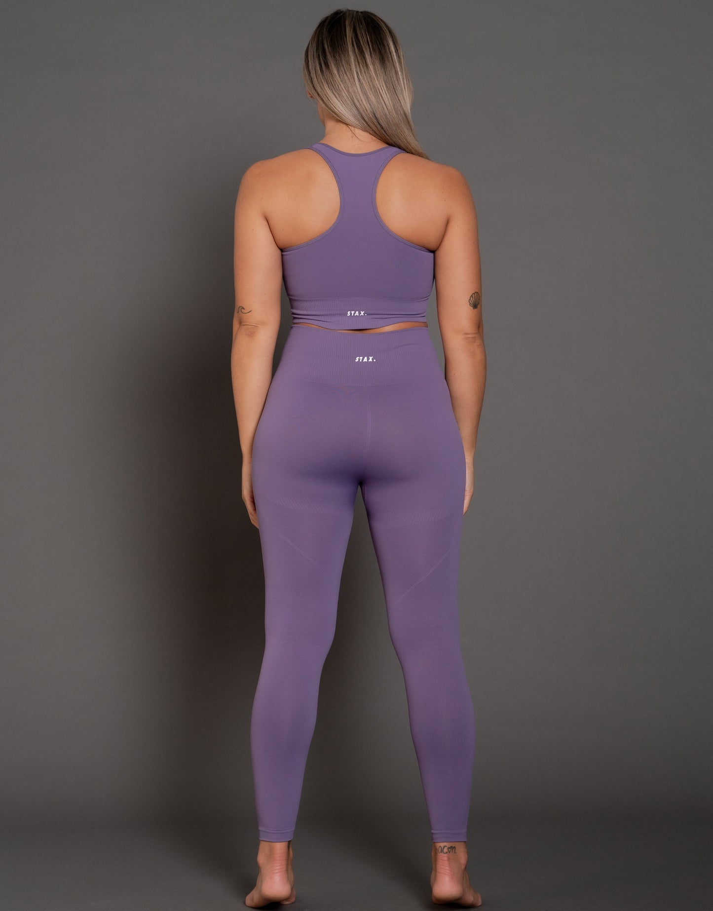 STAX. Premium Seamless V3 Full Length Tights - Amethyst