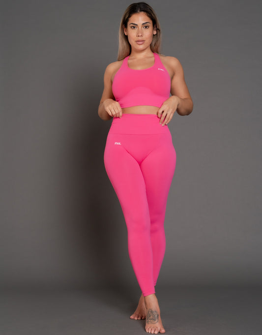 STAX. Premium Seamless V3 Full Length Tights - Rubellite